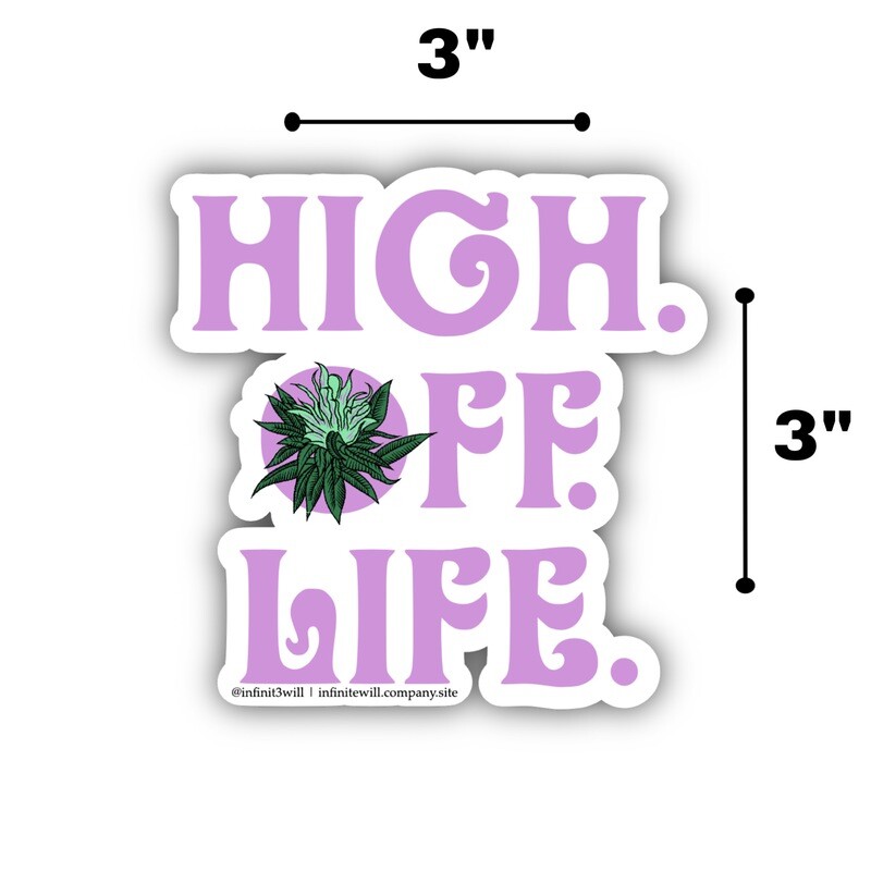High Off Life Vinyl Sticker