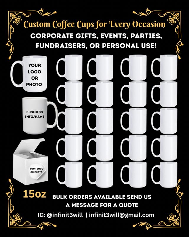 Custom 15oz Coffee Mug – Bulk Orders