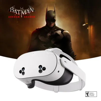Meta Quest 3S 128GB - Batman: Arkham Shadow &amp; a 3-Month Trial of Meta Quest+ Included