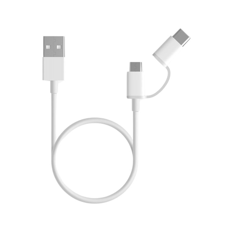Mi 2-in-1 Micro USB - Type-C Cable 100cm