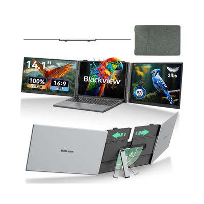 Blackview DCM6 Triple Laptop Screen Extender 14" 1080p