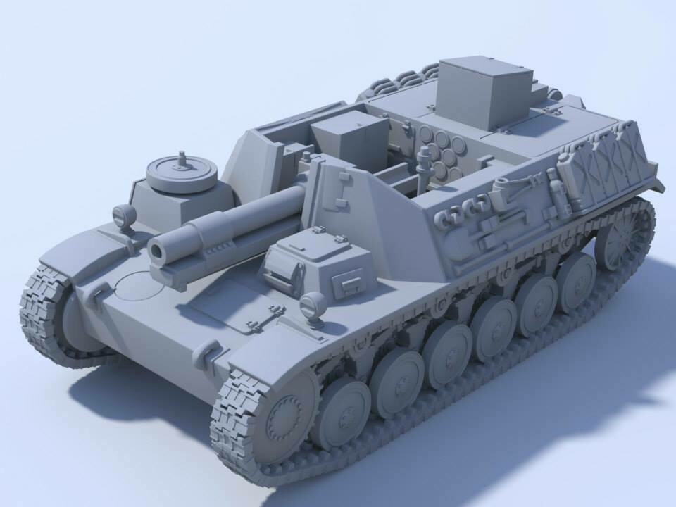 SIG 33 SPG - 1/56 Scale