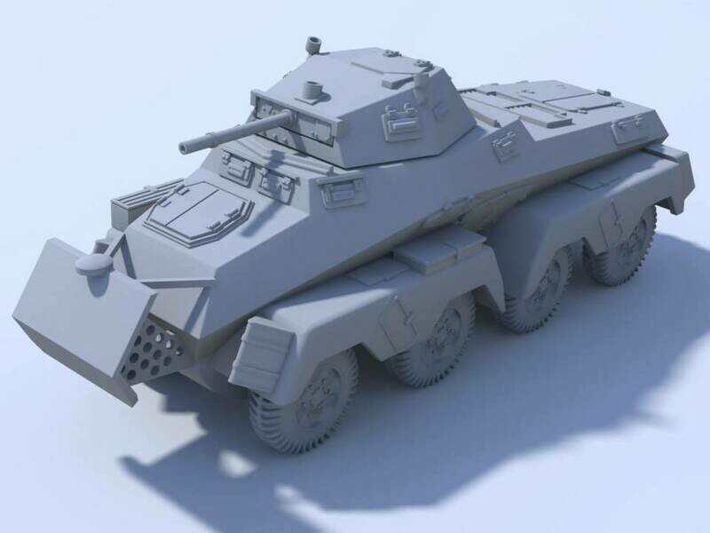 SdKfz. 231 (8 Rad) - 1/56 Scale