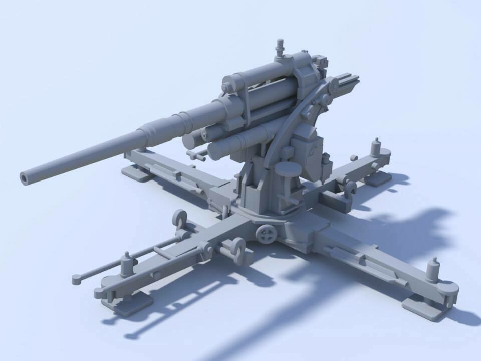 8.8cm Flak 36 - 1/56 Scale