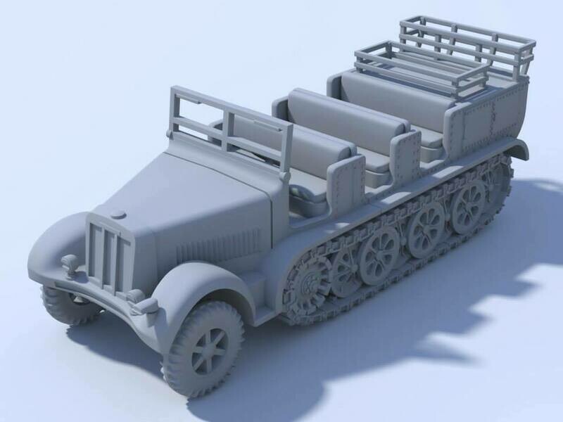 SdKfz. 7 - 1/56 Scale