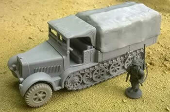 SdKfz. 7 with Tarpaulin - 1/56 Scale