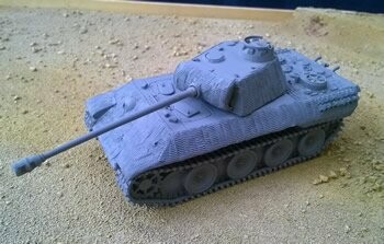 Panther Ausf A in Zimmerit - 1/56 Scale