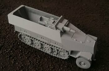 251/1 Ausf D Early Stummel - 1/56 Scale
