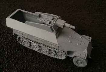 251/1 Ausf D Late Stummel - 1/56 Scale