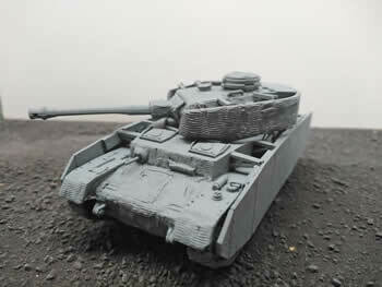 Panzer IV Ausf H in Zimmerit - 1/56 Scale