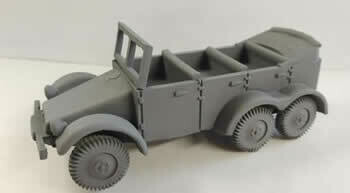 Protze KFZ 21 Staff Car - 1/56 Scale