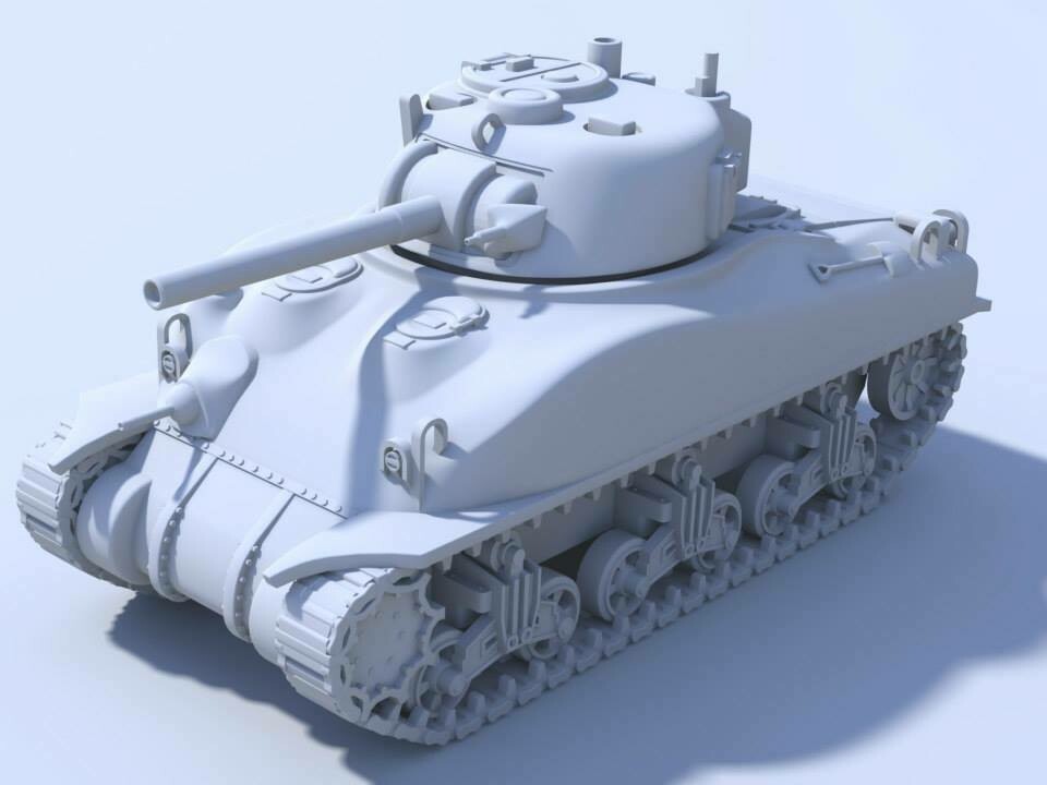 M4A1 Sherman - 1/56 Scale