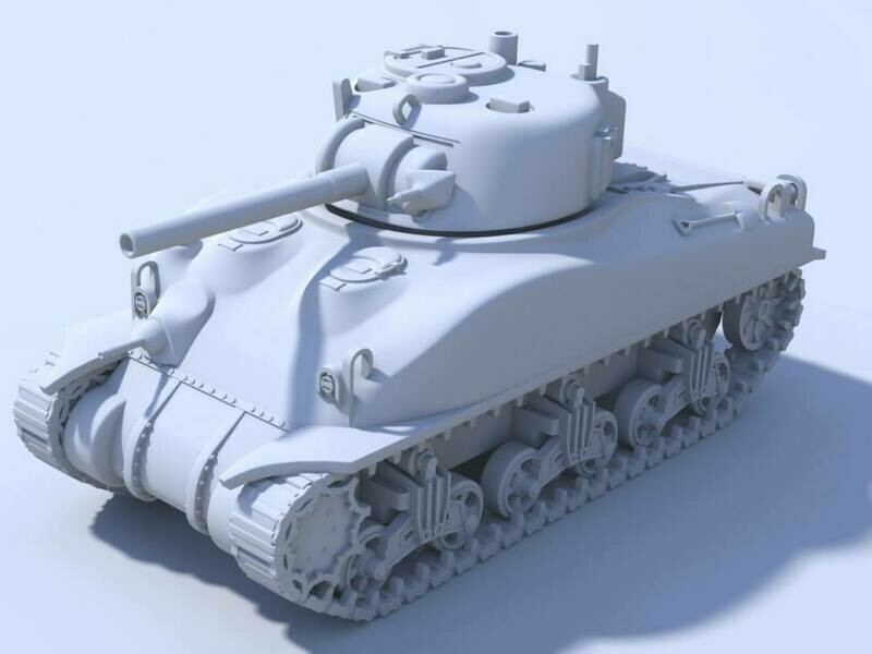 M4A1 Sherman - 1/56 Scale