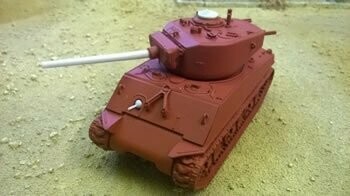 Sherman Jumbo M4A3E2 - 1/56 scale