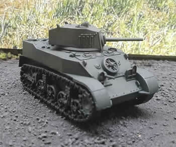 M5A1 Stuart - 1/56 Scale