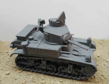 M3A1 Stuart Mid Production - 1/56 Scale