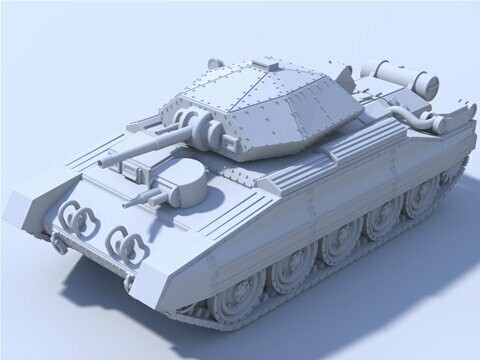 Crusader MK I & II - 1/56 Scale