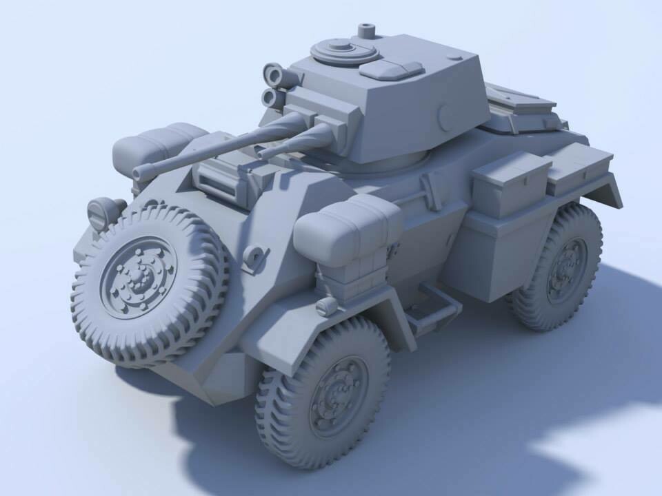 Humber Armoured Car MK II - 1/56 Scale