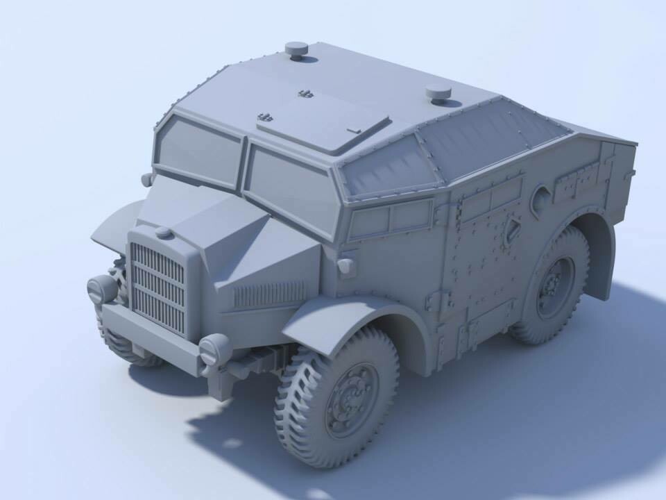Morris C8 Quad MK I - 1/56 Scale