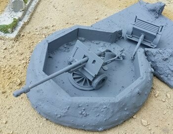 Pheasant 17pdr Anti Tank Gun - 1/56 Scale