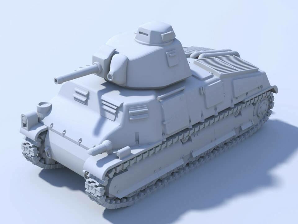 S35 Somua - 1/56 Scale