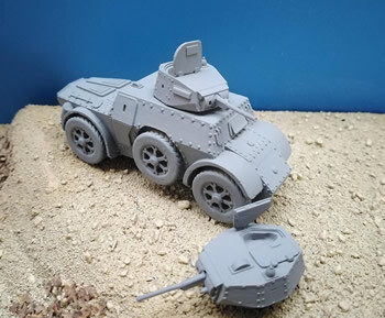 Autobinda AB41/43 Armoured Car - 1/56