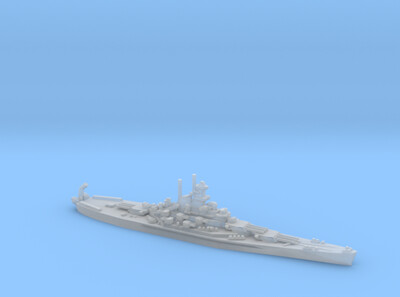 USS Indiana - Battleship - 1:1800
