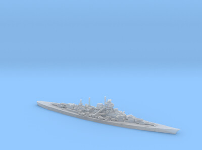 German Tirpitz - Battleship - 1:1800