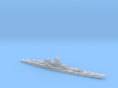 French Jean Bart - Battleship - 1:1800