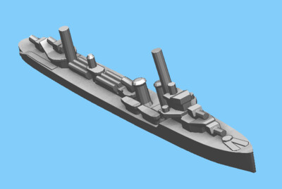 British V Class - Destroyer - 1:1800