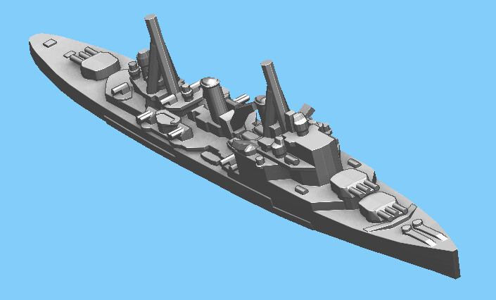 British Southampton 1944 - Cruiser - 1:1800