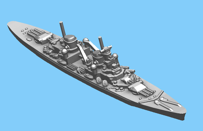 German P Class  - Battlecruiser - 1:1800