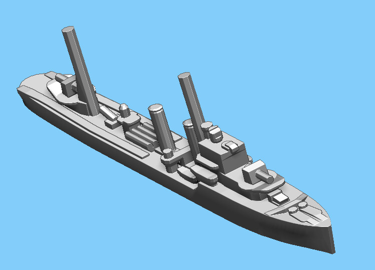 British E Class 1943 - Destroyer - 1:1800