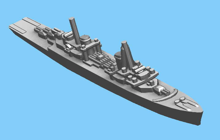 German Spahkreuzer- Destroyer - 1:1800