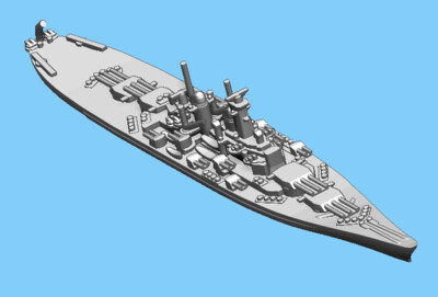 US Montana - Battleship - 1:1800