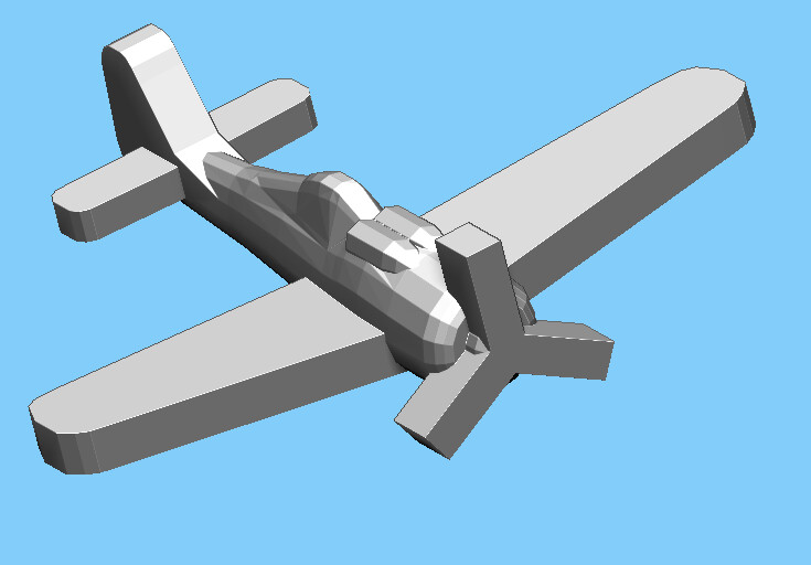 German FW190 - Fighter - 1:900