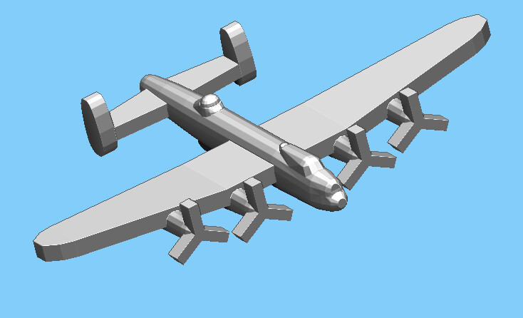 British Lancaster - Patrol Bomber - 1:900