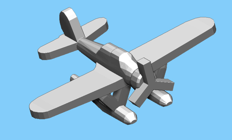 German AR196 - Scout Plane - 1:900