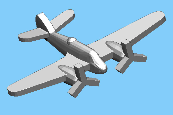 British Beaufighter MK1  - Fighter - 1:900