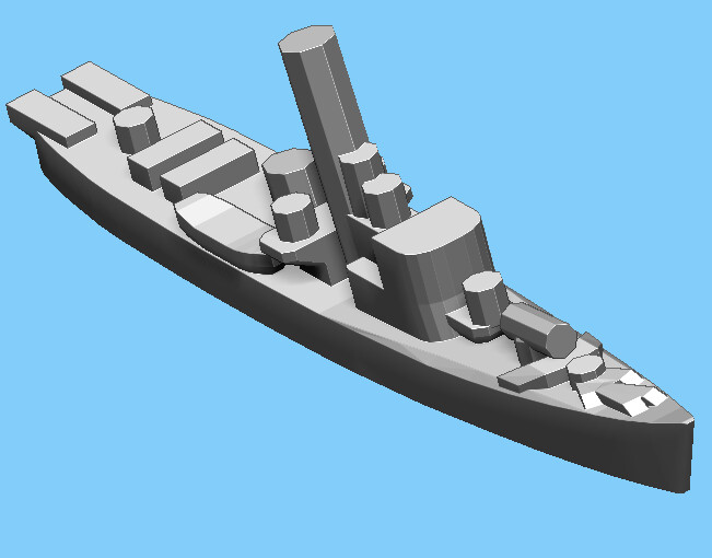 Japanese No13 - Destroyer - 1:2400