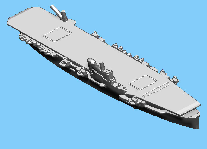 Japanese Hiyo - Carrier - 1:2400