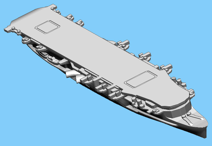 Japanese Ryujo 1936 - Carrier - 1:2400