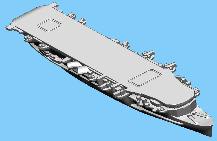 Japanese Ryujo 1942 - Carrier - 1:2400