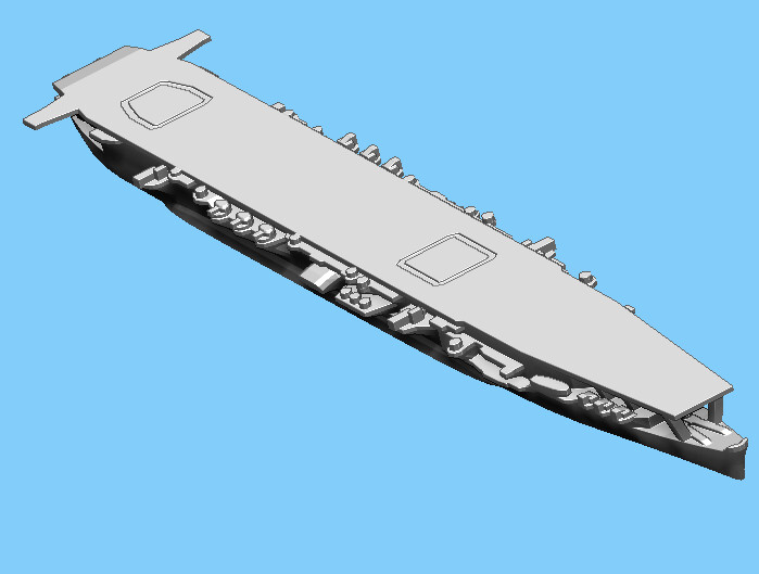 Japanese Ryuho (Long) - Carrier - 1:2400