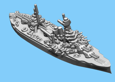 USS Texas - Battleship - 1:1800