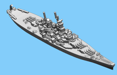 USS Missouri - Battleship - 1:1800