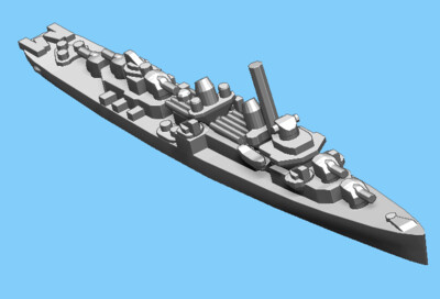 US Fletcher (V3) - Destroyer - 1:1800