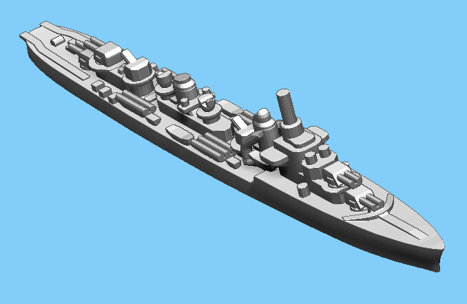 French Mogador - Destroyer - 1:1800