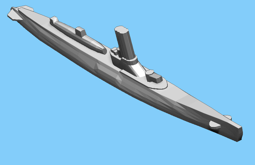 Japanese Type C Midget - Submarine - 1:1800