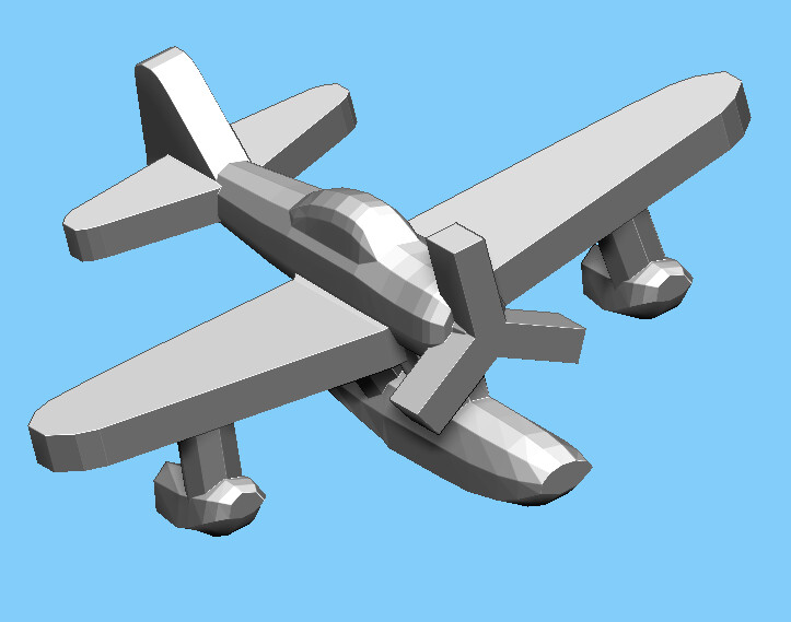 Japanese A6M2 Rufe  - Floatplane - 1:1800